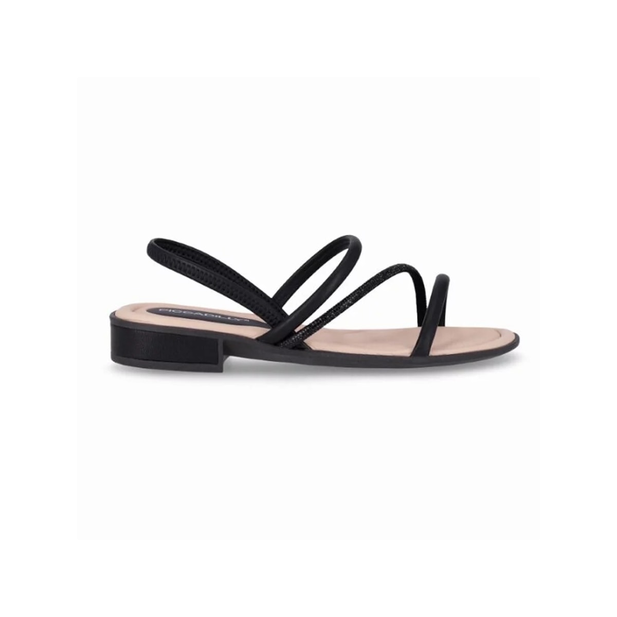 Sandália Piccadilly Rasteira 590031 Preto Sandália Piccadilly Rasteira 590031 Preto