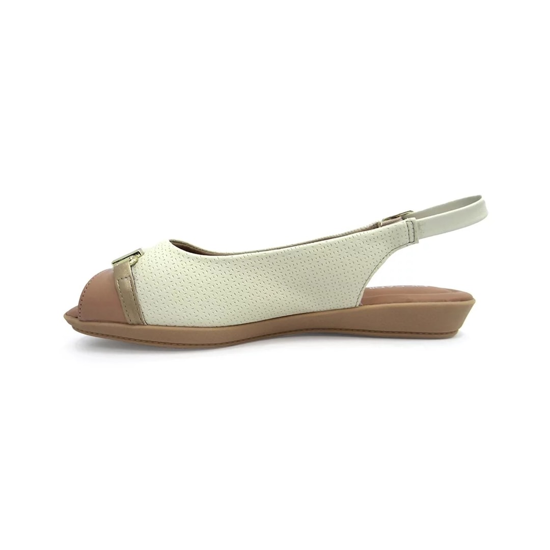 Sandália Piccadilly Rasteira Conforto 10307 Off White/Nude Sandália Piccadilly Rasteira Conforto 10307 Off White/Nude