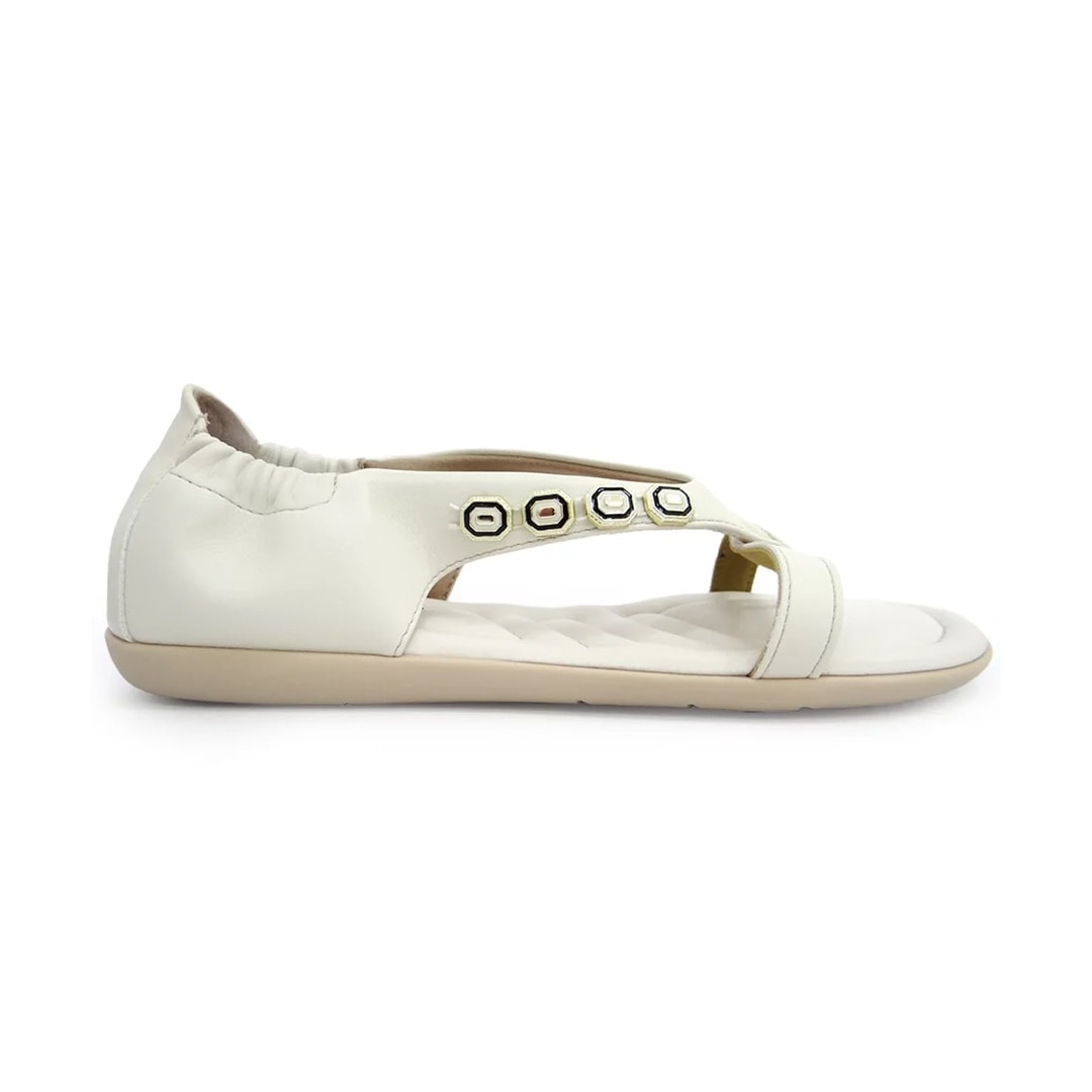 Sandália Piccadilly Rasteira Conforto 339014 Off White