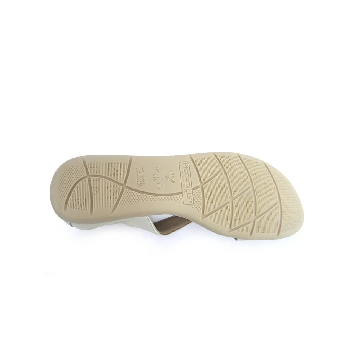 Sandália Piccadilly Rasteira Conforto 339014 Off White Sandália Piccadilly Rasteira Conforto 339014 Off White