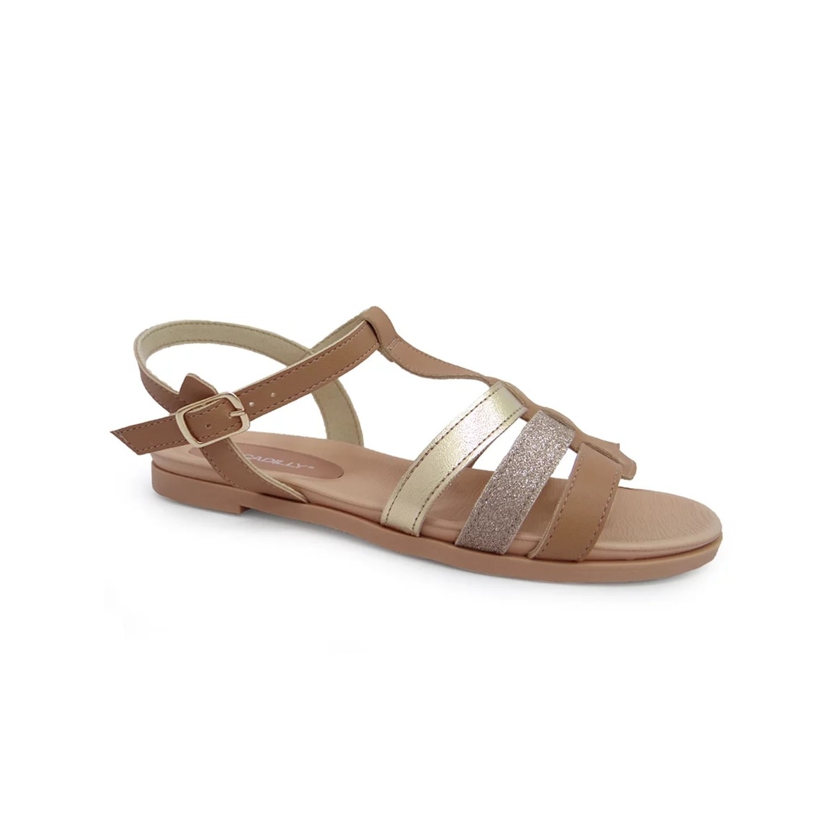 Sandália Piccadilly Rasteira Conforto 418057 Nude Claro Sandália Piccadilly Rasteira Conforto 418057 Nude Claro