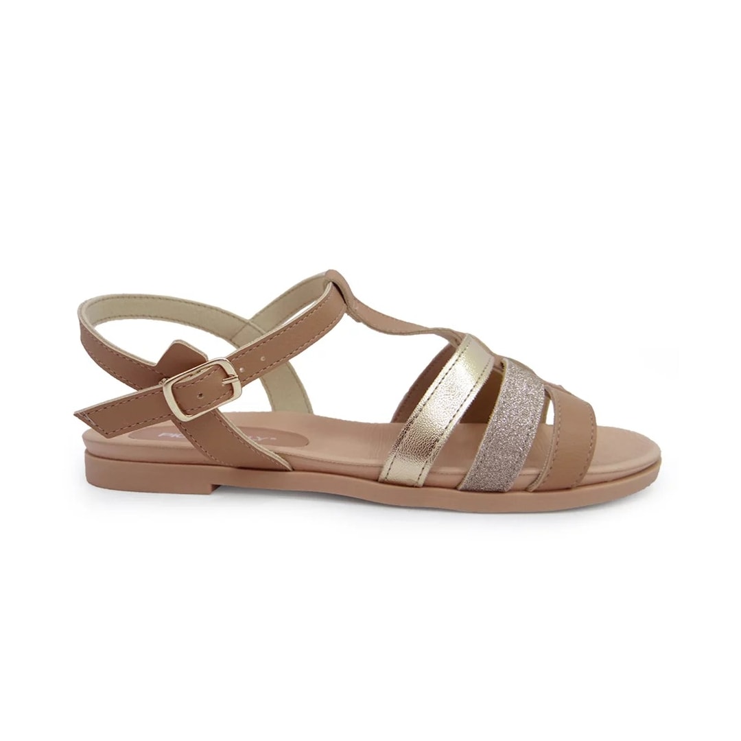 Sandália Piccadilly Rasteira Conforto 418057 Nude Claro Sandália Piccadilly Rasteira Conforto 418057 Nude Claro