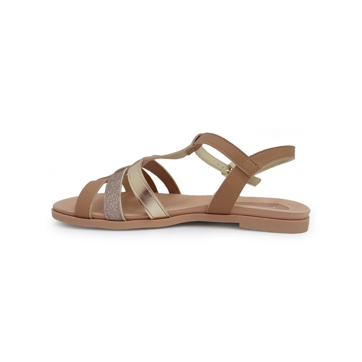 Sandália Piccadilly Rasteira Conforto 418057 Nude Claro Sandália Piccadilly Rasteira Conforto 418057 Nude Claro