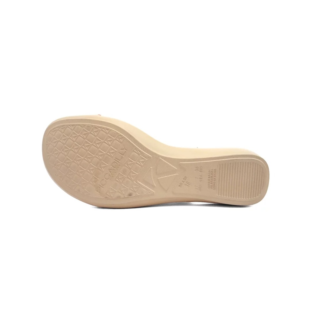 Sandália Piccadilly Rasteira Conforto 500349 Off White Sandália Piccadilly Rasteira Conforto 500349 Off White