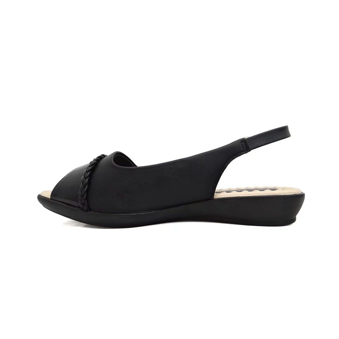 Sandália Piccadilly Rasteira Conforto 500349 Preto Sandália Piccadilly Rasteira Conforto 500349 Preto