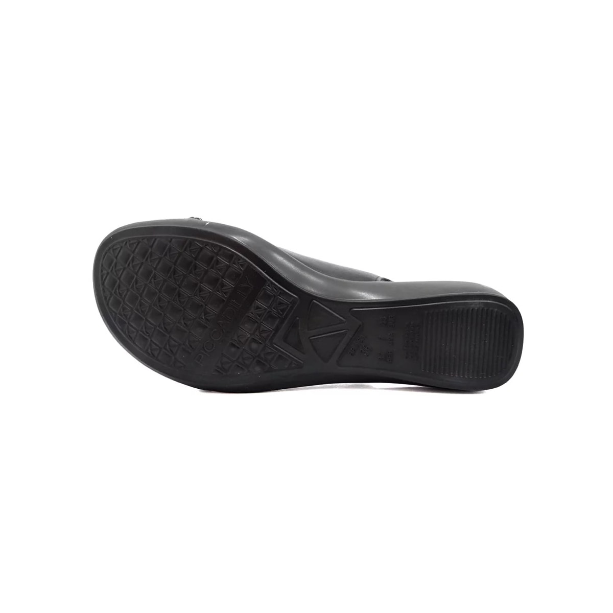 Sandália Piccadilly Rasteira Conforto 500349 Preto