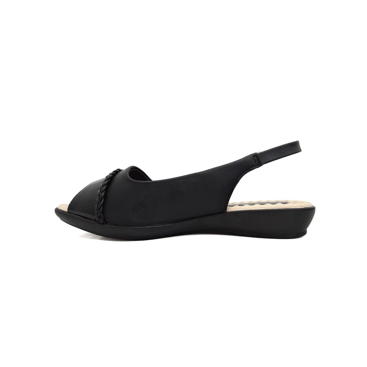 Sandália Piccadilly Rasteira Conforto 500349 Preto Sandália Piccadilly Rasteira Conforto 500349 Preto