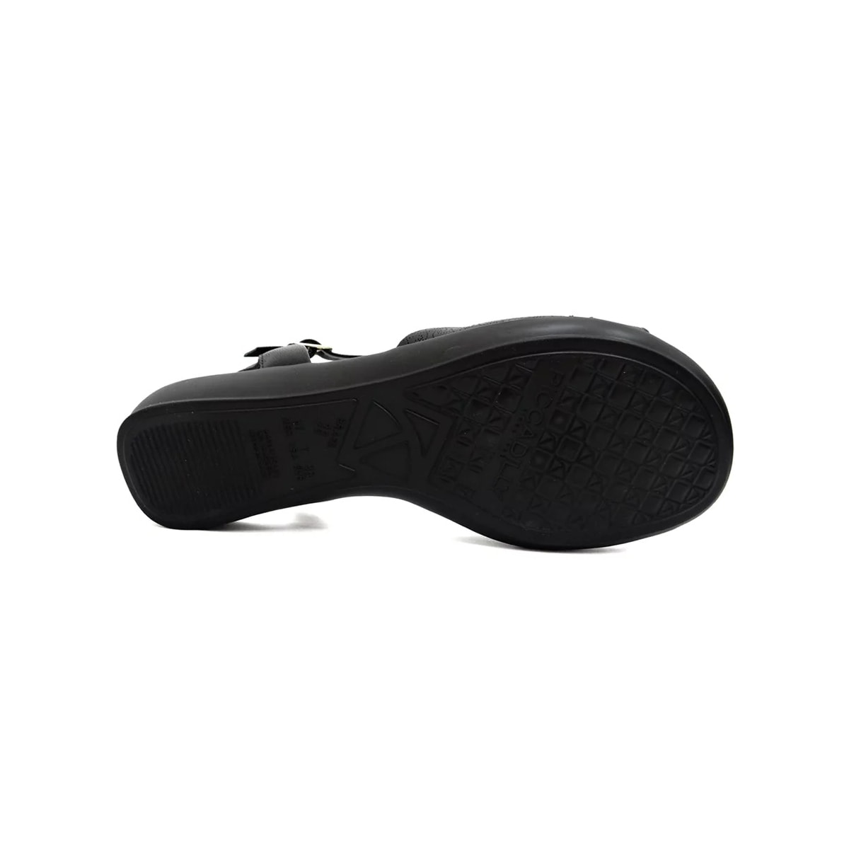 Sandália Piccadilly Rasteira Conforto 500351 Preto