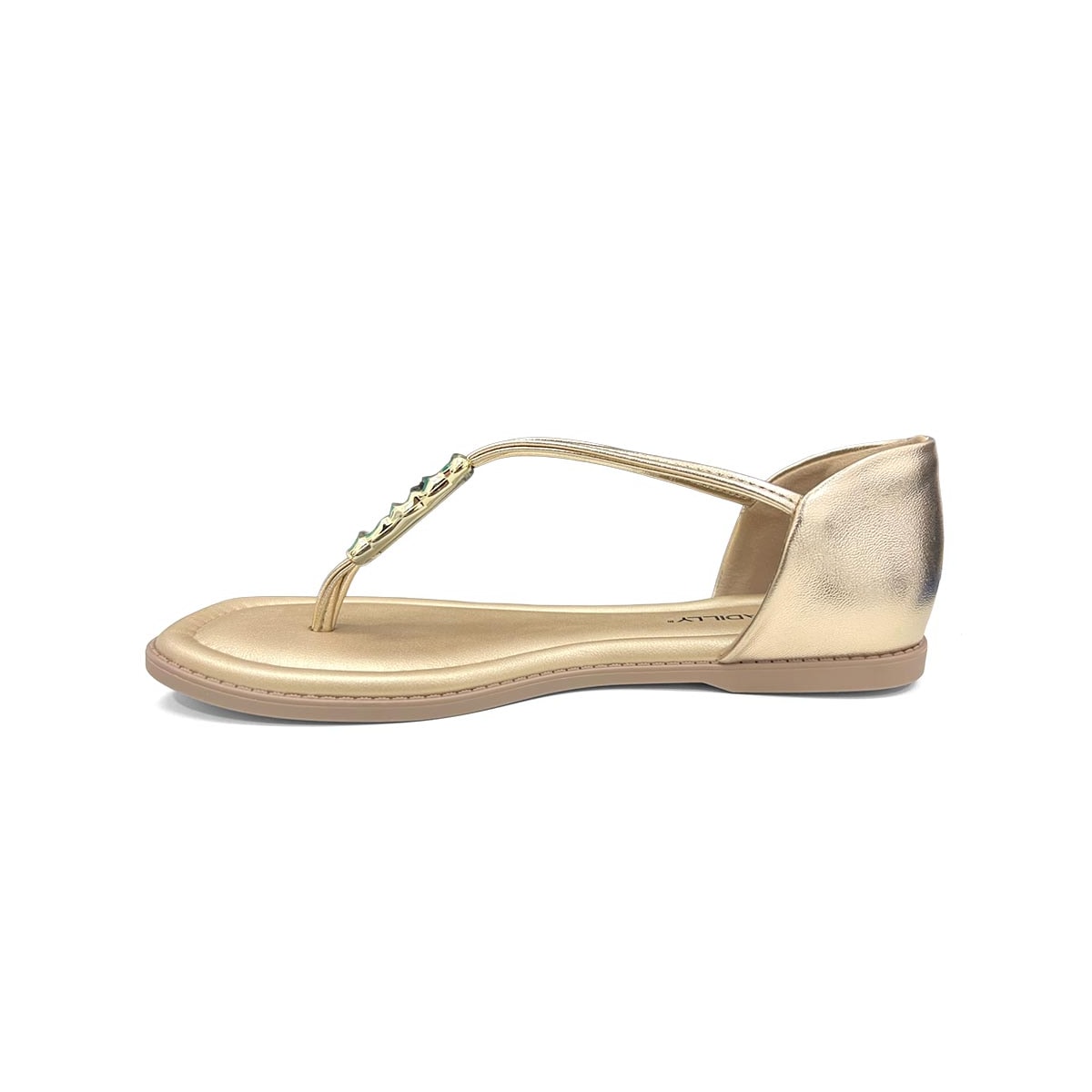 Sandália Piccadilly Rasteira Conforto 508091 Ouro
