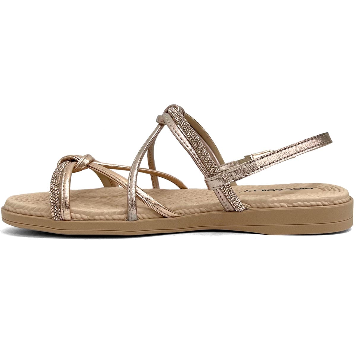 Sandália Piccadilly Rasteira Conforto 513011 Rose Sandália Piccadilly Rasteira Conforto 513011 Rose