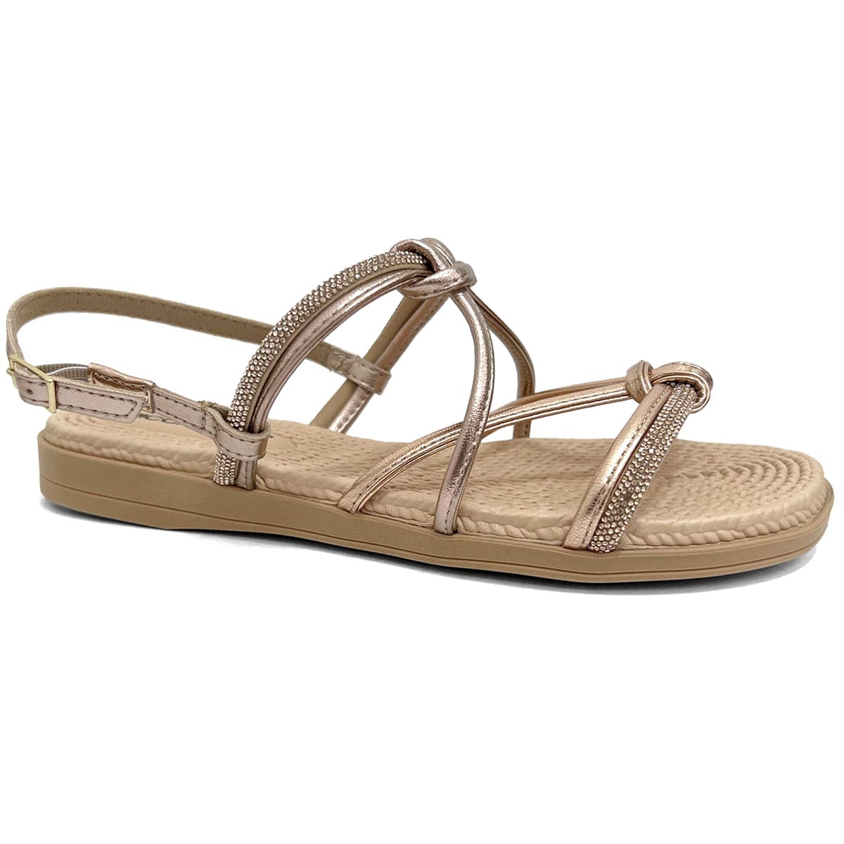 Sandália Piccadilly Rasteira Conforto 513011 Rose Sandália Piccadilly Rasteira Conforto 513011 Rose