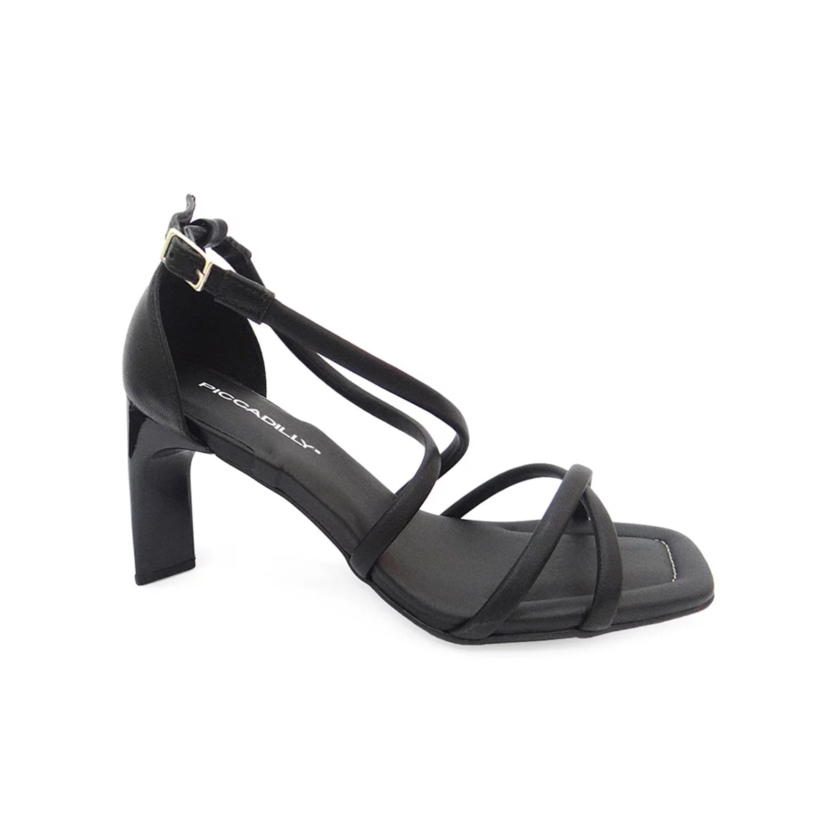 Sandália Piccadilly Salto Alto 655007 Preto Sandália Piccadilly Salto Alto 655007 Preto
