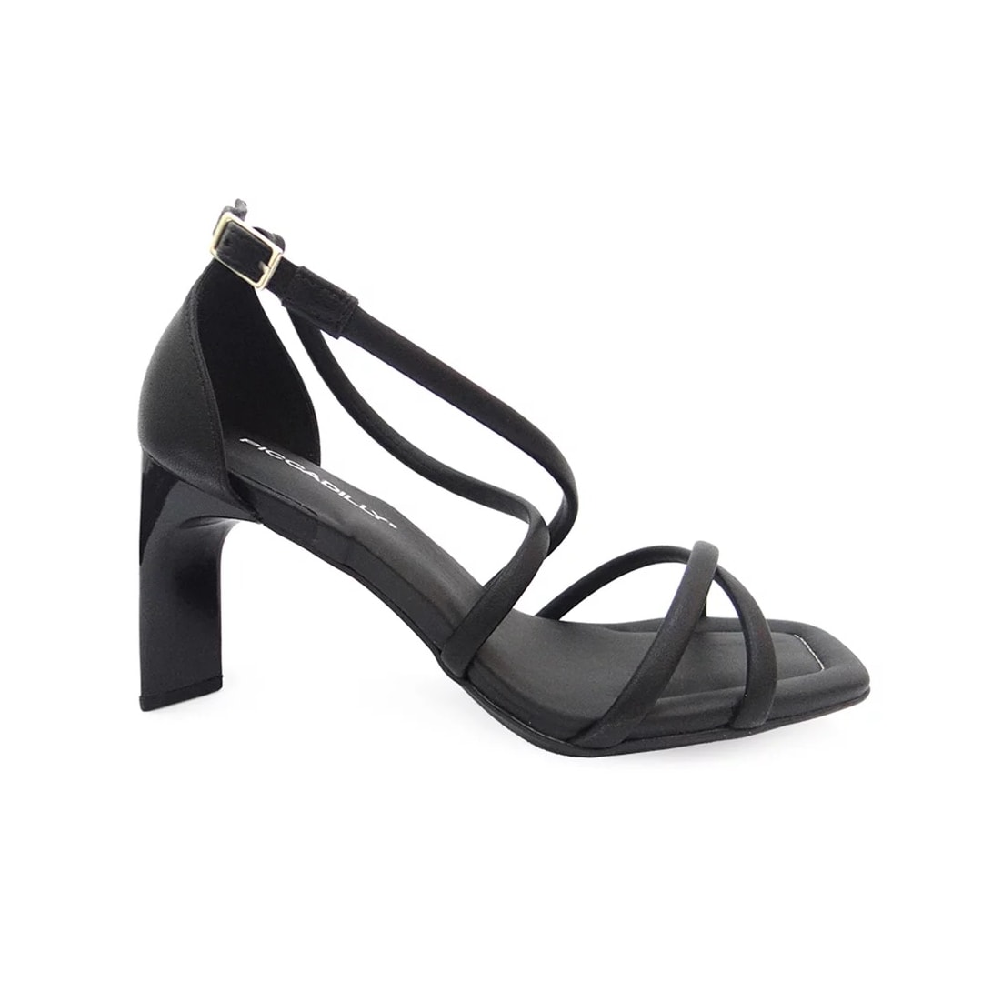 Sandália Piccadilly Salto Alto 655007 Preto Sandália Piccadilly Salto Alto 655007 Preto