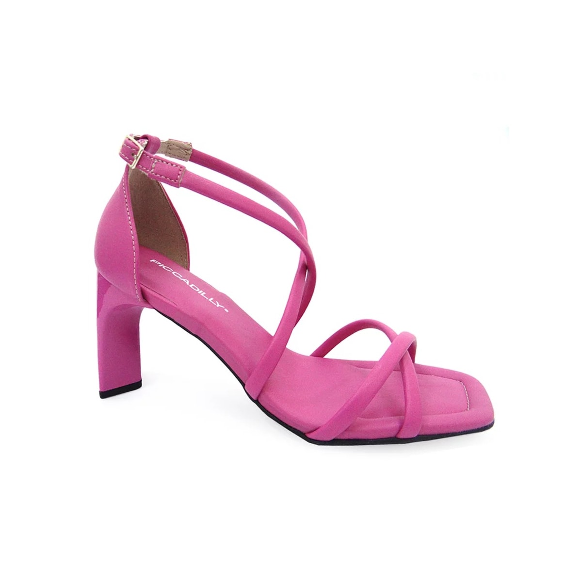 Sandália Piccadilly Salto Alto 655007 Rosa Sandália Piccadilly Salto Alto 655007 Rosa