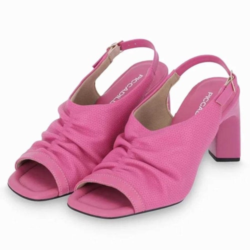 Sandalia Piccadilly Salto Alto 655013 Rosa