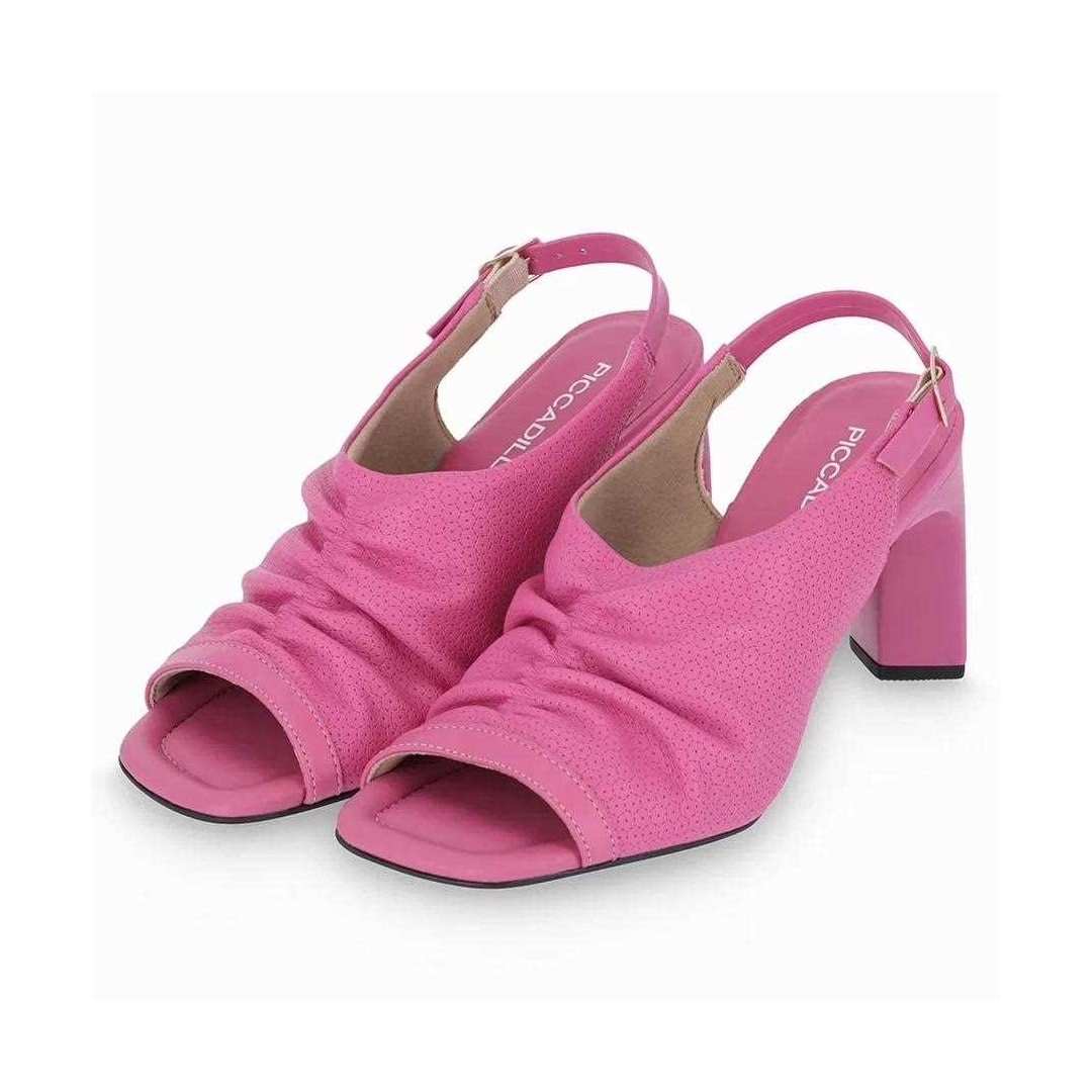 Sandália Piccadilly Salto Alto 655013 Rosa