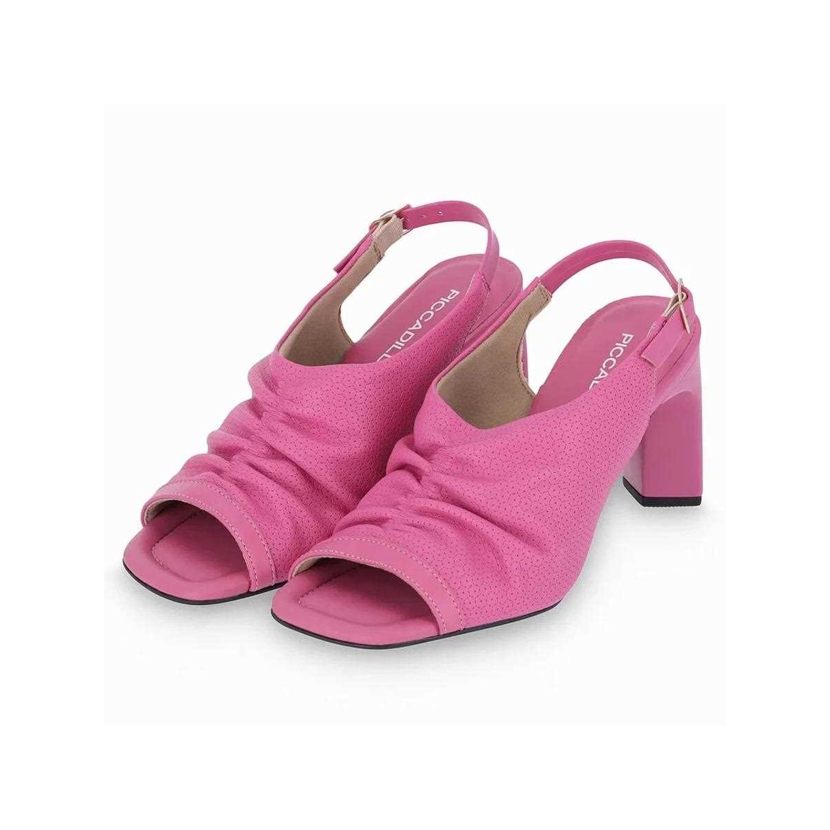 Sandália Piccadilly Salto Alto 655013 Rosa Sandália Piccadilly Salto Alto 655013 Rosa