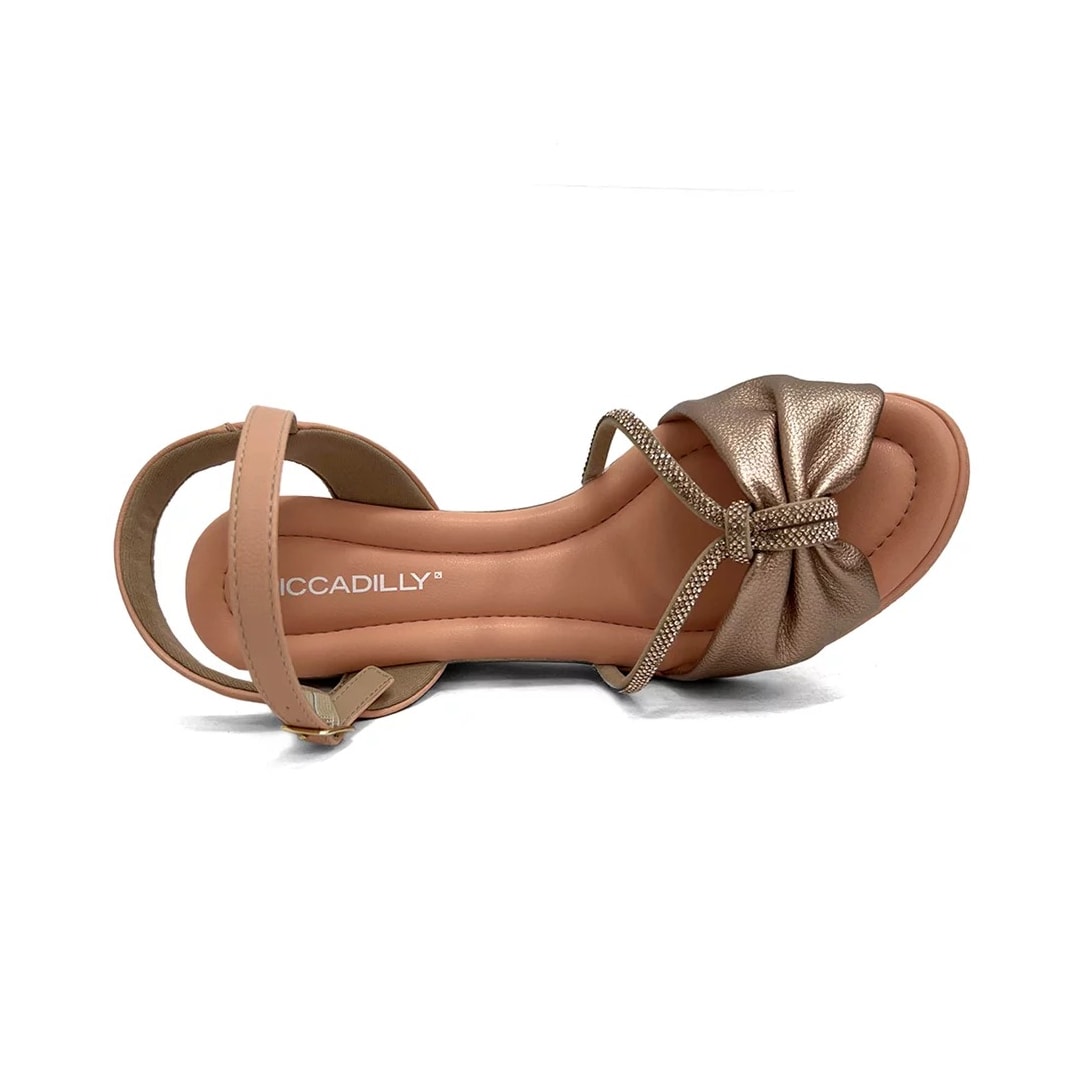 Sandália Piccadilly Salto Anabela 408227 Rose Sandália Piccadilly Salto Anabela 408227 Rose