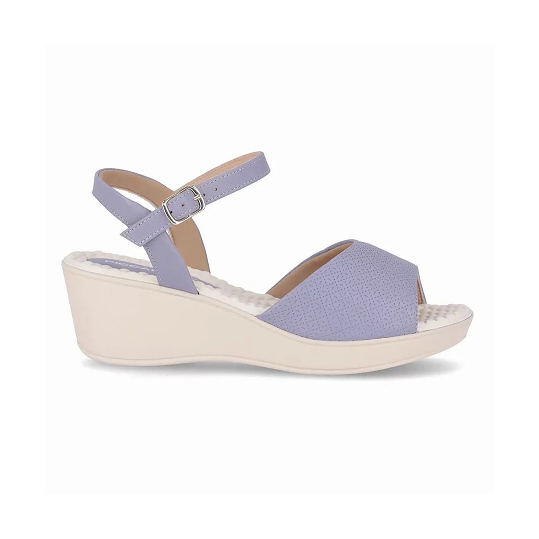 Sandália Piccadilly Salto Anabela 540371 Quartzo Azul