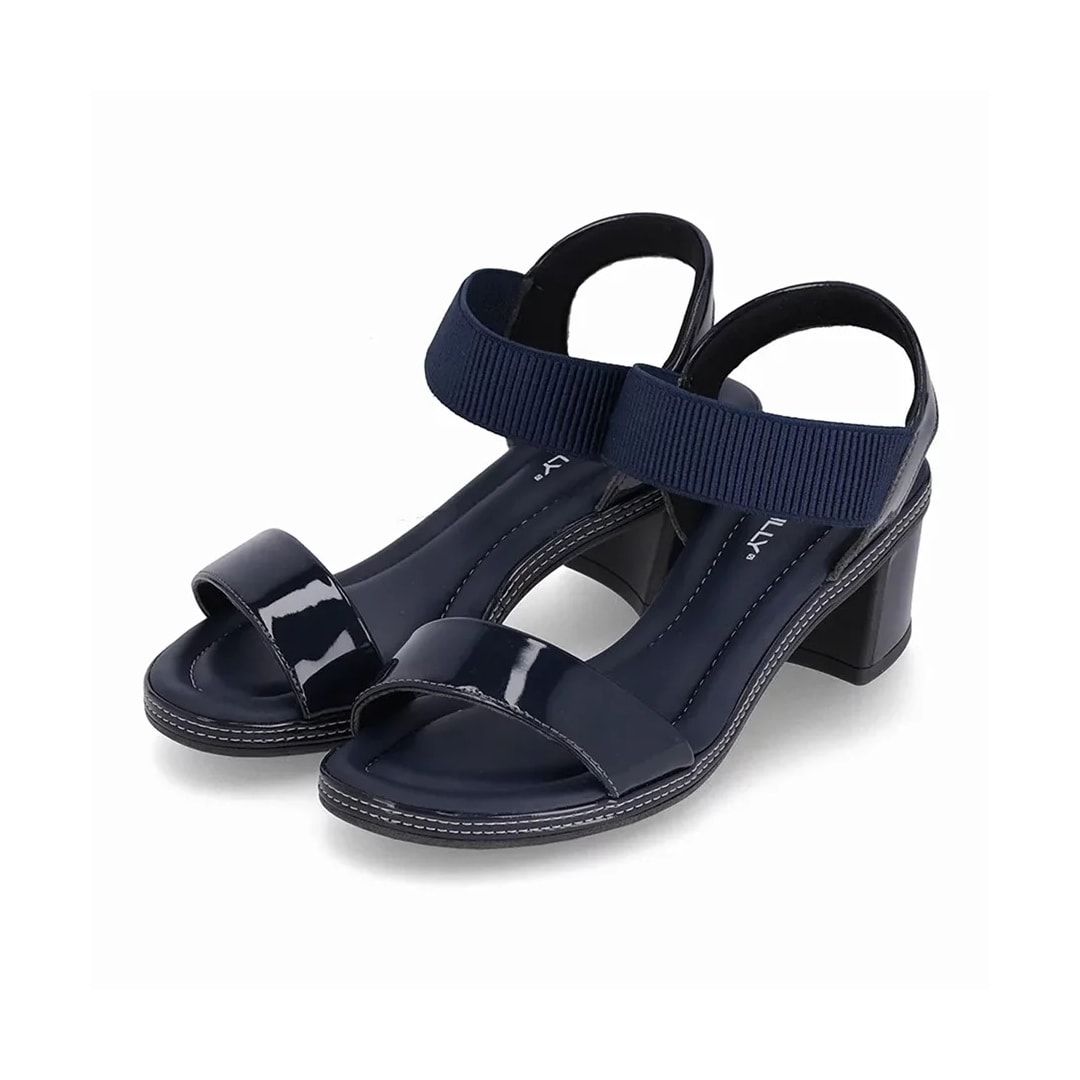 Sandália Piccadilly Salto Bloco 566053 Navy