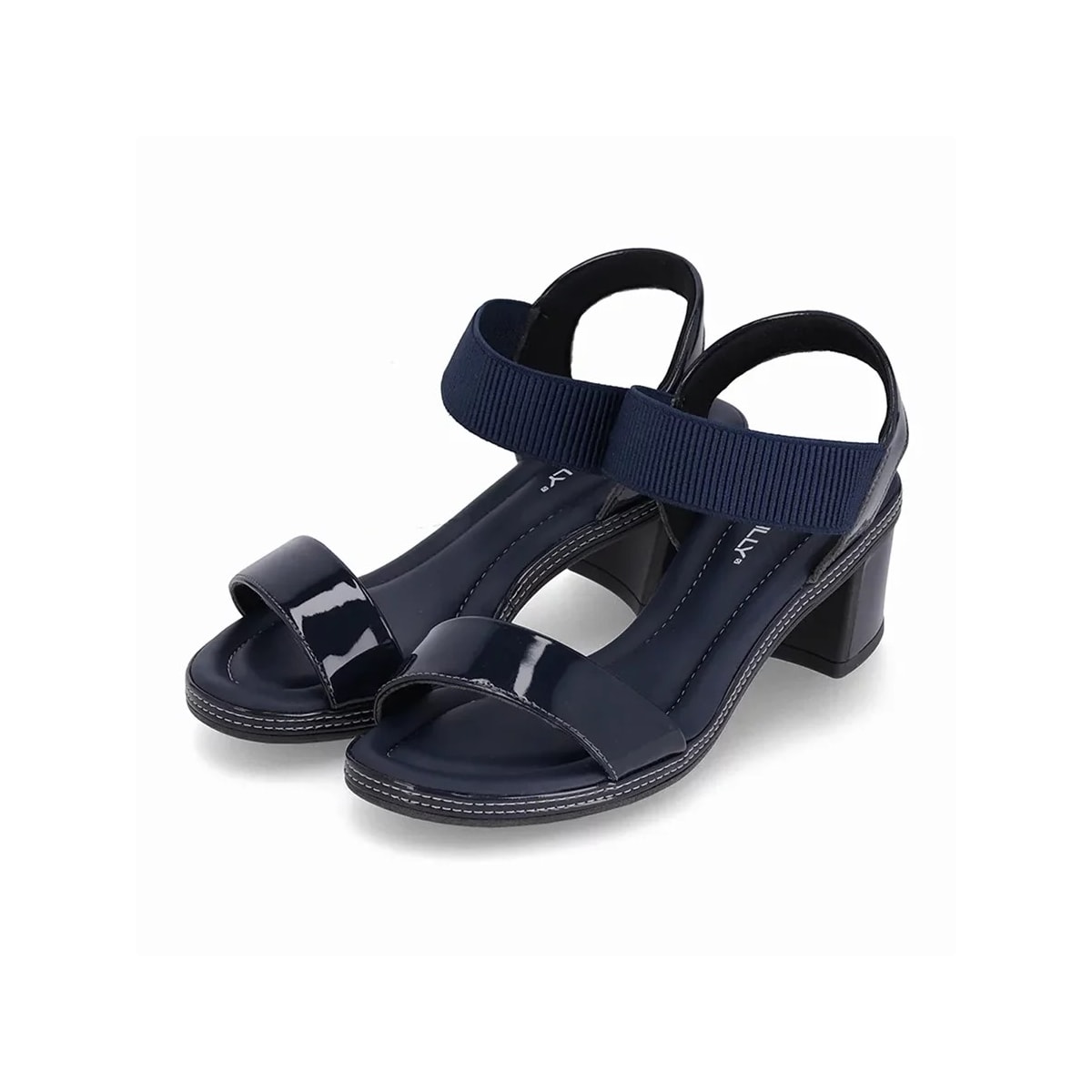 Sandália Piccadilly Salto Bloco 566053 Navy Sandália Piccadilly Salto Bloco 566053 Navy