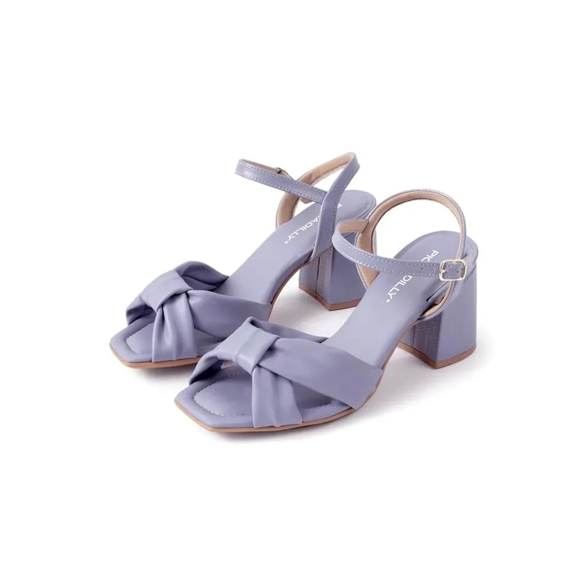 Sandália Piccadilly Salto Bloco 626037 Quartzo Azul Sandália Piccadilly Salto Bloco 626037 Quartzo Azul