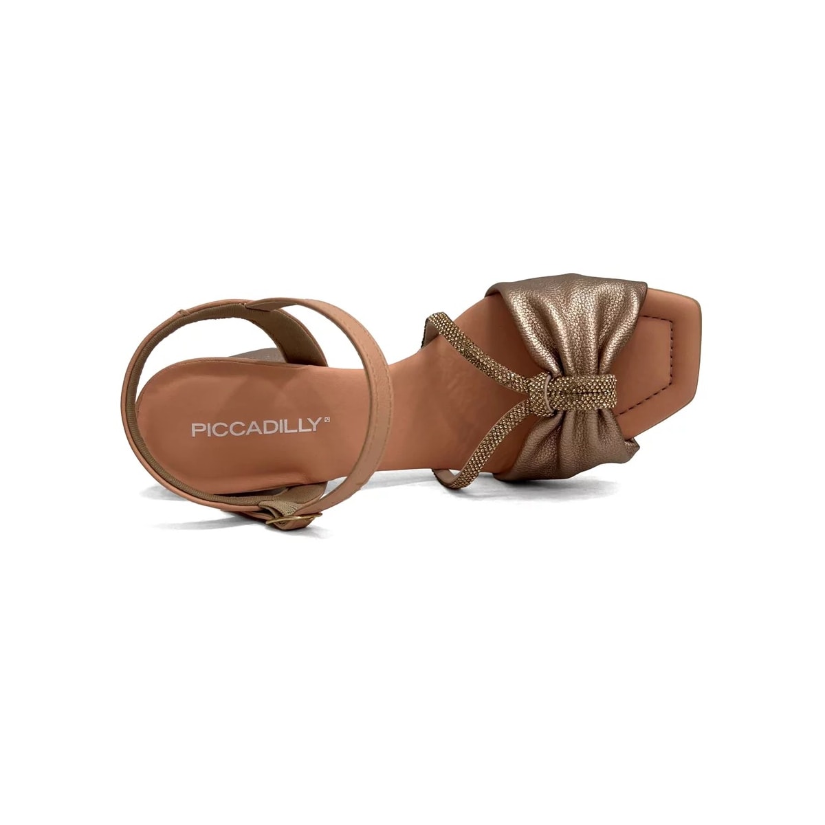 Sandália Piccadilly Salto Bloco 626039 Rose Sandália Piccadilly Salto Bloco 626039 Rose