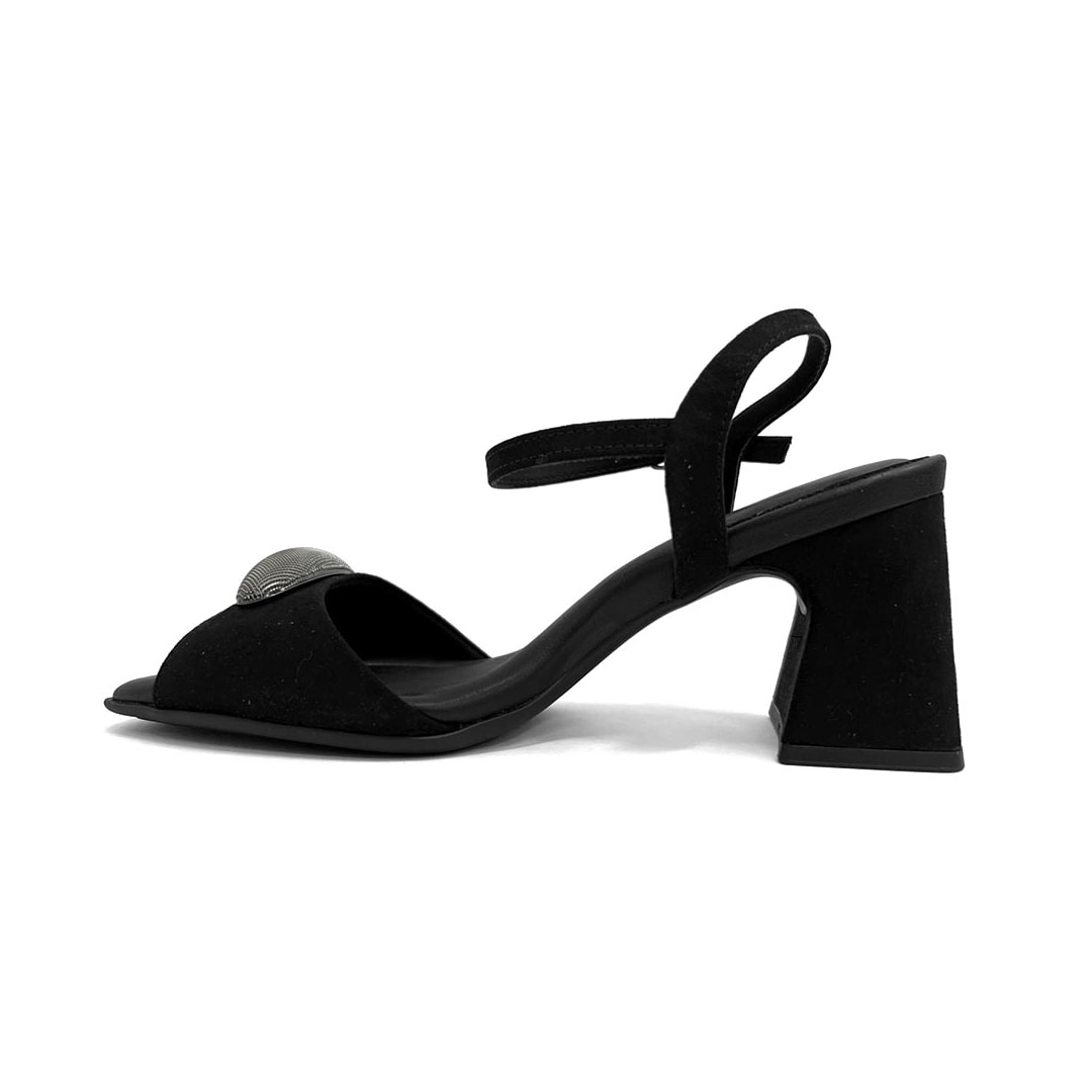 Sandália Piccadilly Salto Bloco 626053 Preto Sandália Piccadilly Salto Bloco 626053 Preto