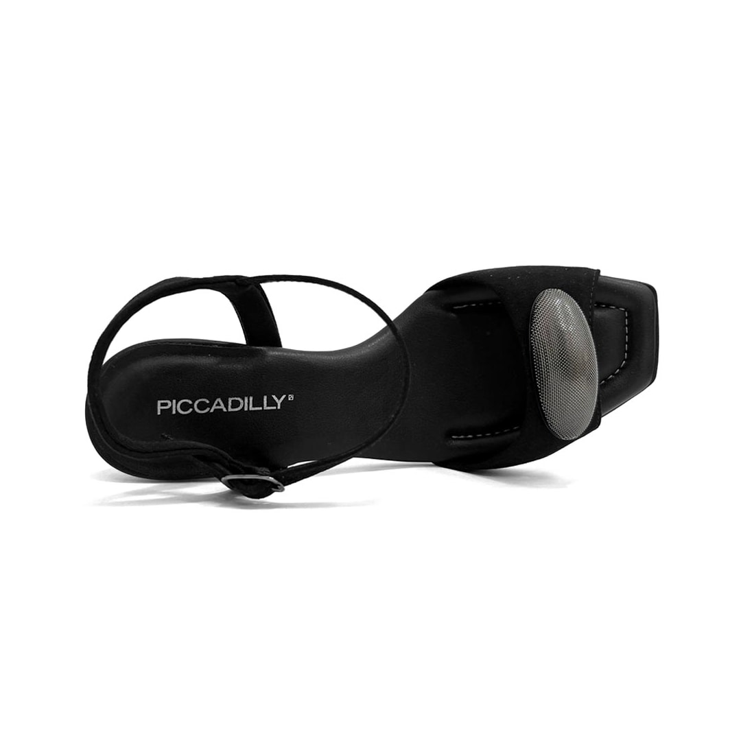 Sandália Piccadilly Salto Bloco 626053 Preto