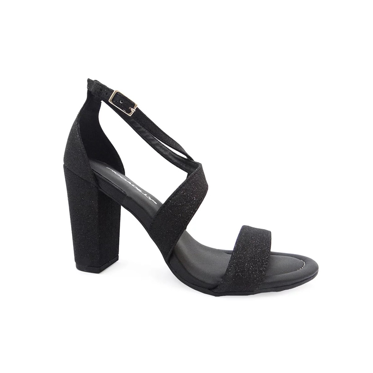 Sandália Piccadilly Salto Bloco Alto 727047 Preto Absoluto Sandália Piccadilly Salto Bloco Alto 727047 Preto Absoluto