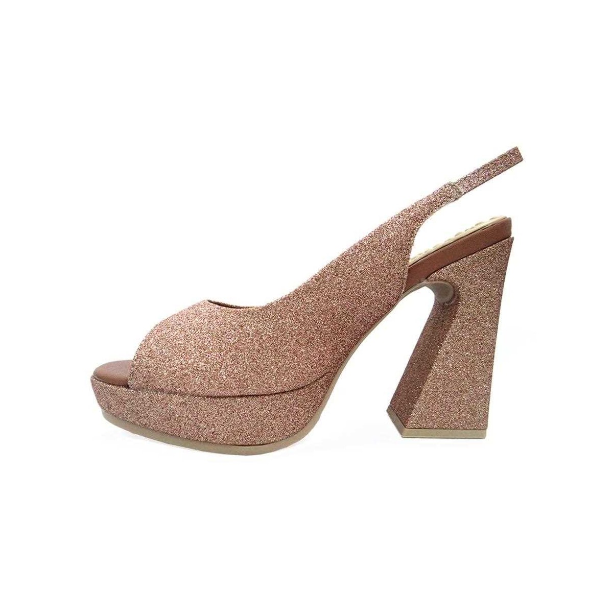 Sandália Piccadilly Salto Bloco Alto 818009 Ouro Rosado Sandália Piccadilly Salto Bloco Alto 818009 Ouro Rosado