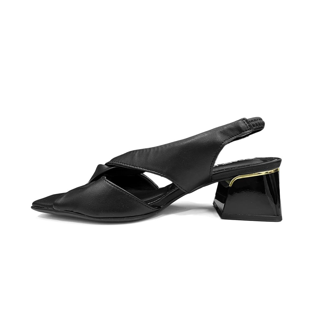 Sandália Piccadilly Salto Bloco Renee 543106 Preto Sandália Piccadilly Salto Bloco Renee 543106 Preto
