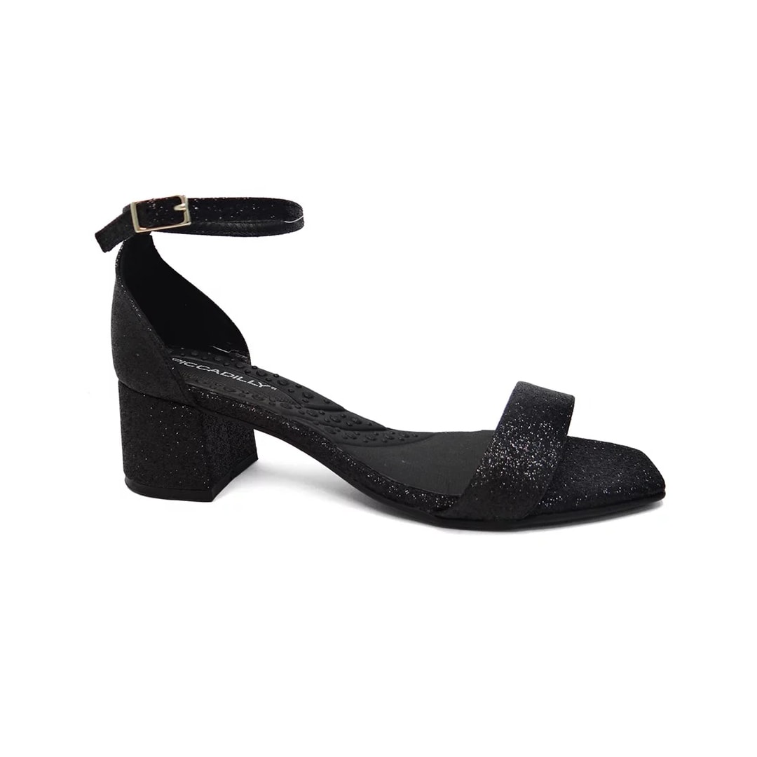 Sandália Piccadilly Salto Medio 588116 Preto Sandália Piccadilly Salto Medio 588116 Preto