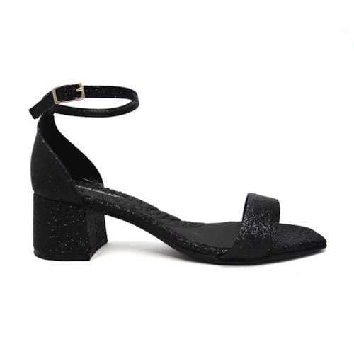 Detalhe - Sandália Piccadilly Salto Medio 588116 Preto
