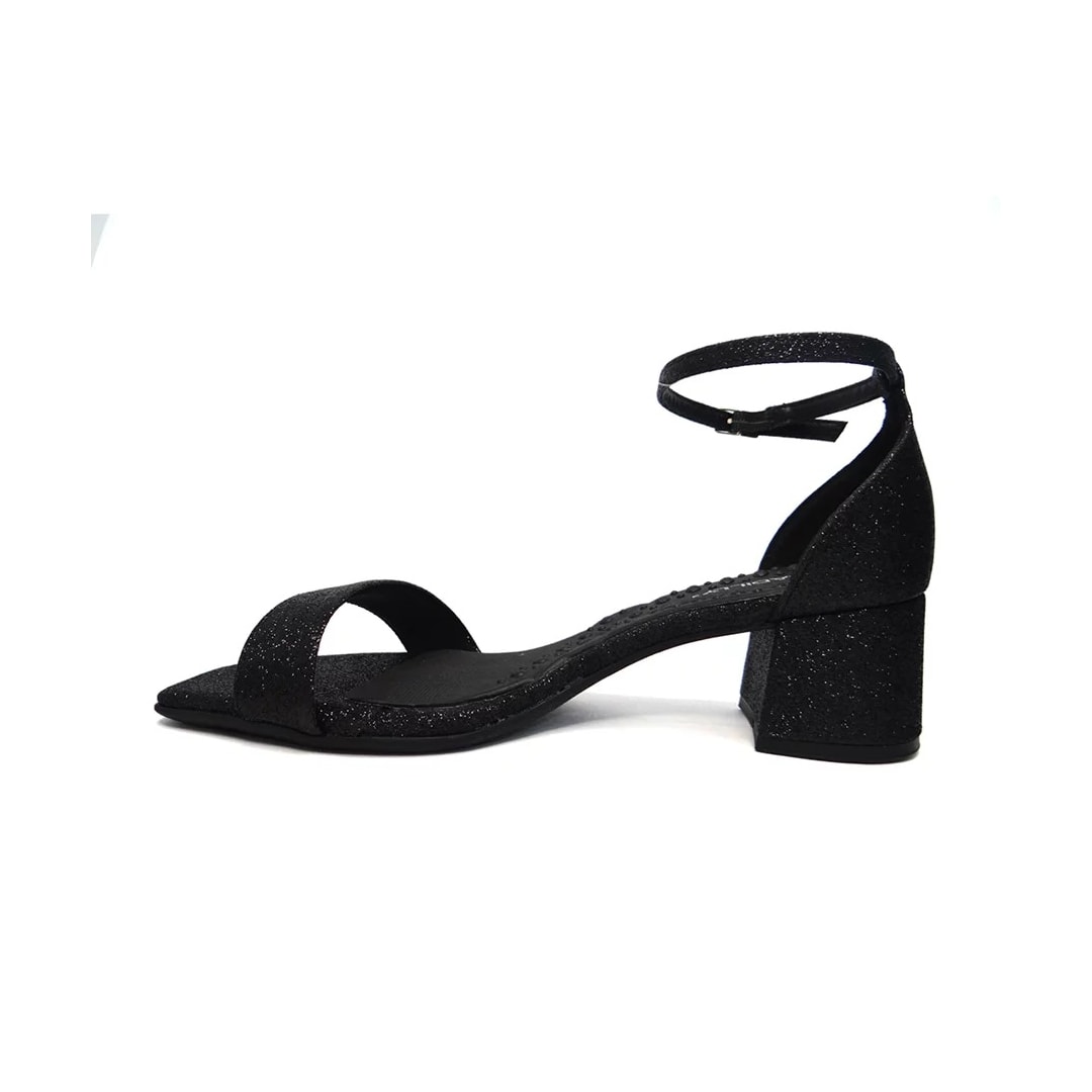 Sandália Piccadilly Salto Medio 588116 Preto