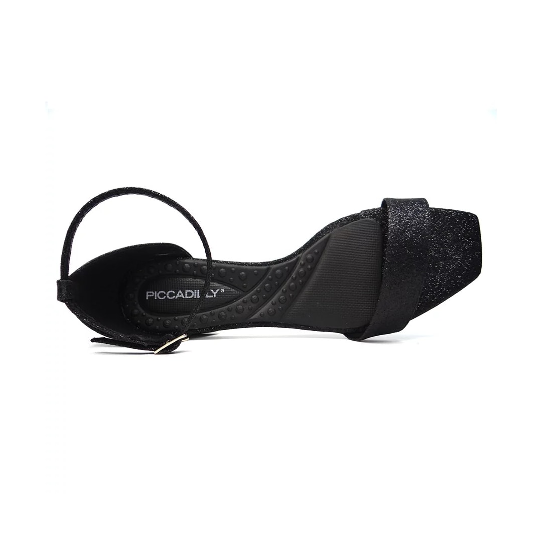Sandália Piccadilly Salto Medio 588116 Preto