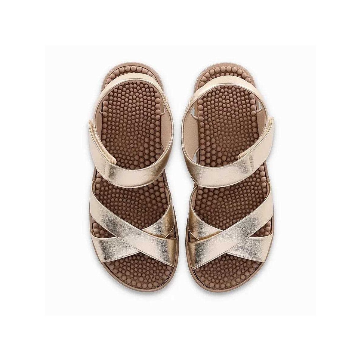 Sandália Piccadilly Spa Anabela 568061 Ouro Sandália Piccadilly Spa Anabela 568061 Ouro