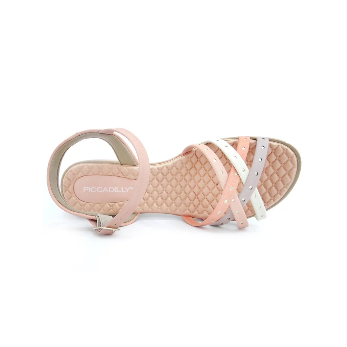 Sandália Piccadilly Wide Fit 590010 Pessego Sandália Piccadilly Wide Fit 590010 Pessego