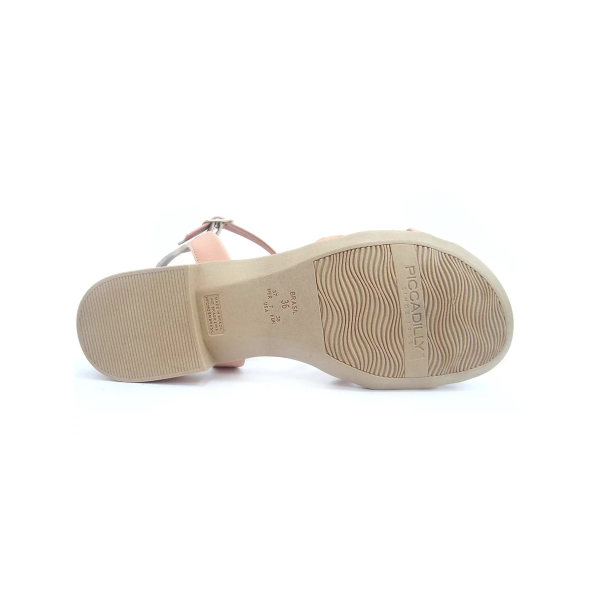 Sandália Piccadilly Wide Fit 590010 Pessego Sandália Piccadilly Wide Fit 590010 Pessego