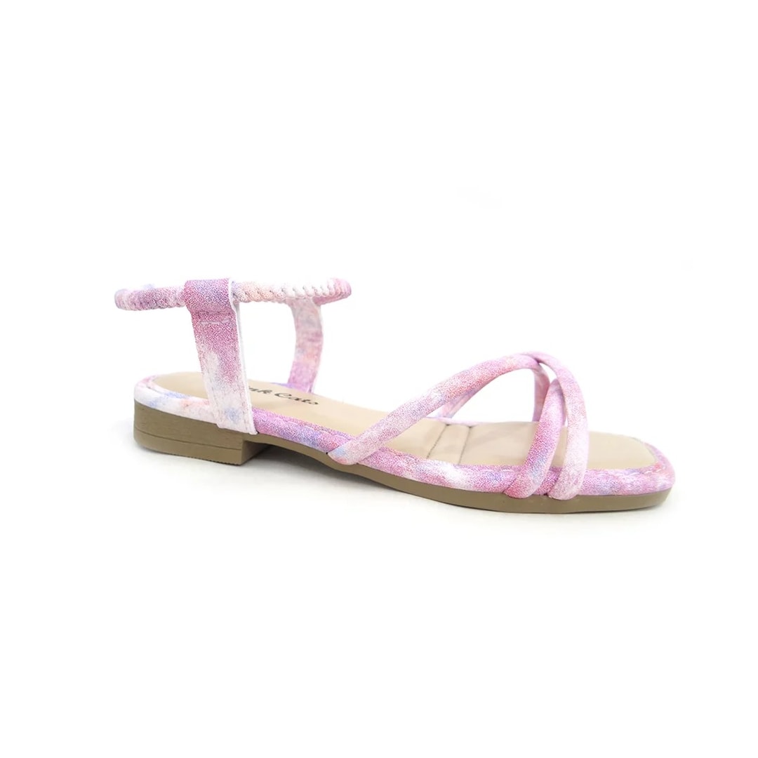 Sandália Pink Cats Infantil Menina V1403 Rosa