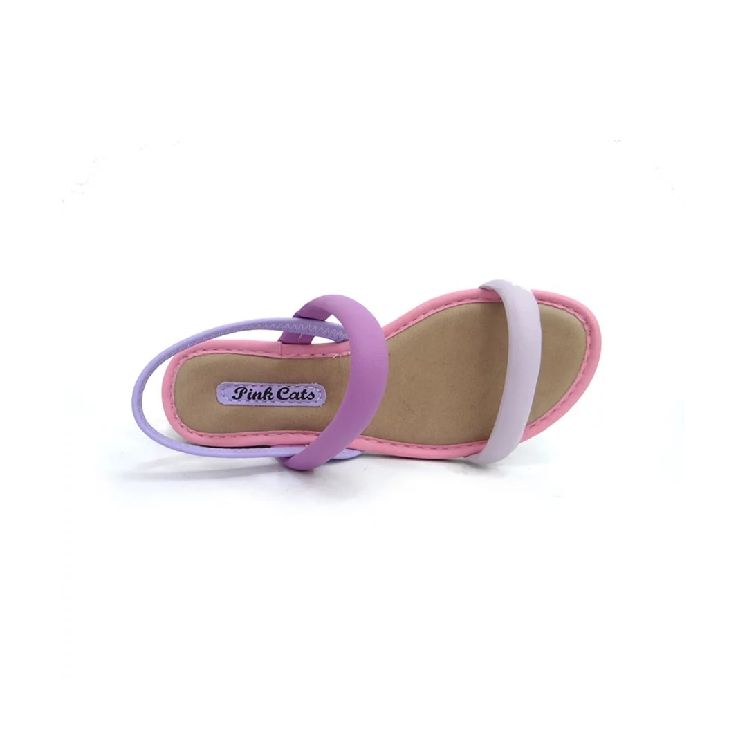 Sandália Pink Cats Infantil Menina V2741 Aniston/Lilas