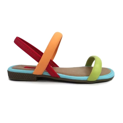 Detalhe - Sandália Pink Cats Infantil Menina V2741 Hannora Cidreira