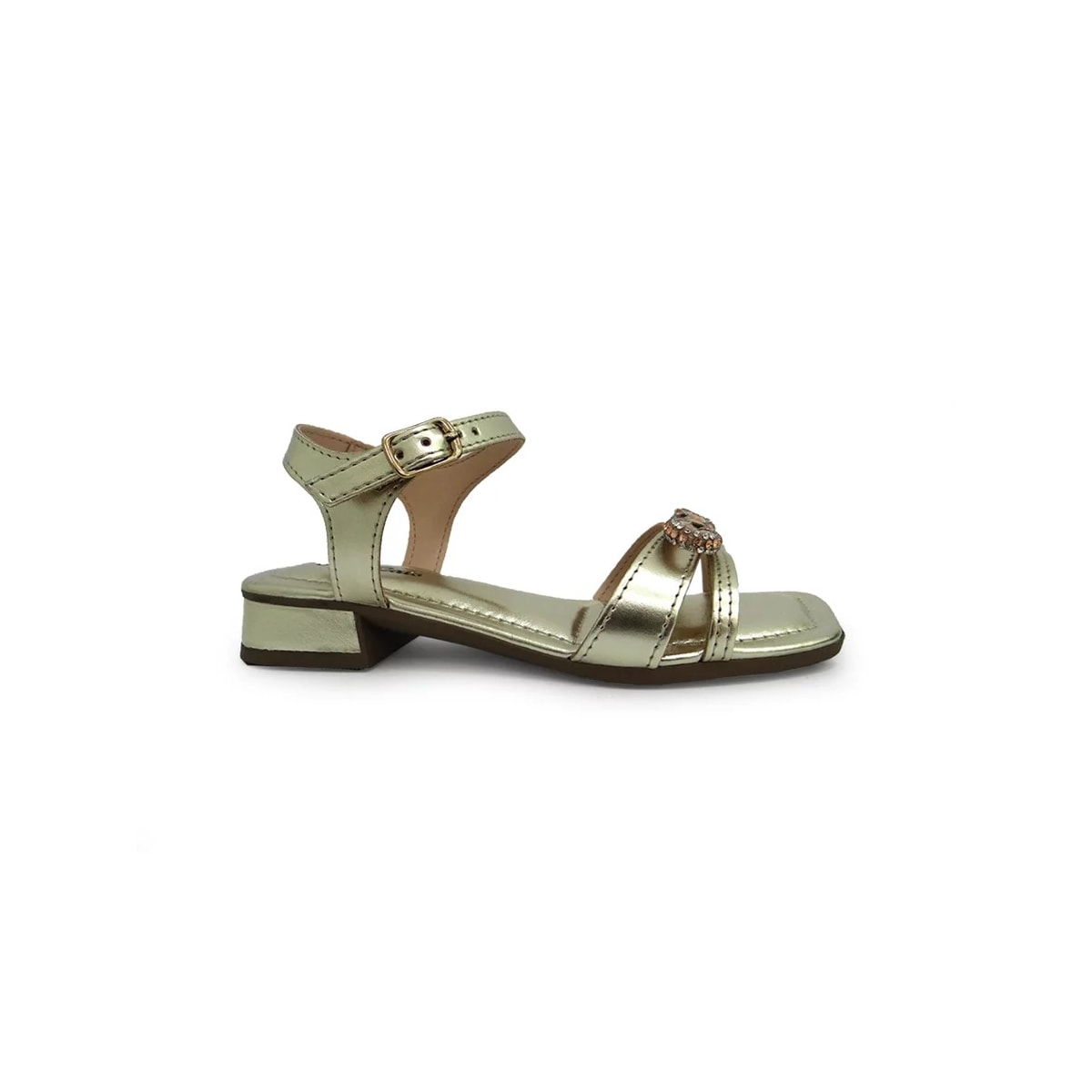Sandália Pink Cats Kids Menina V2991 Ouro Light Sandália Pink Cats Kids Menina V2991 Ouro Light