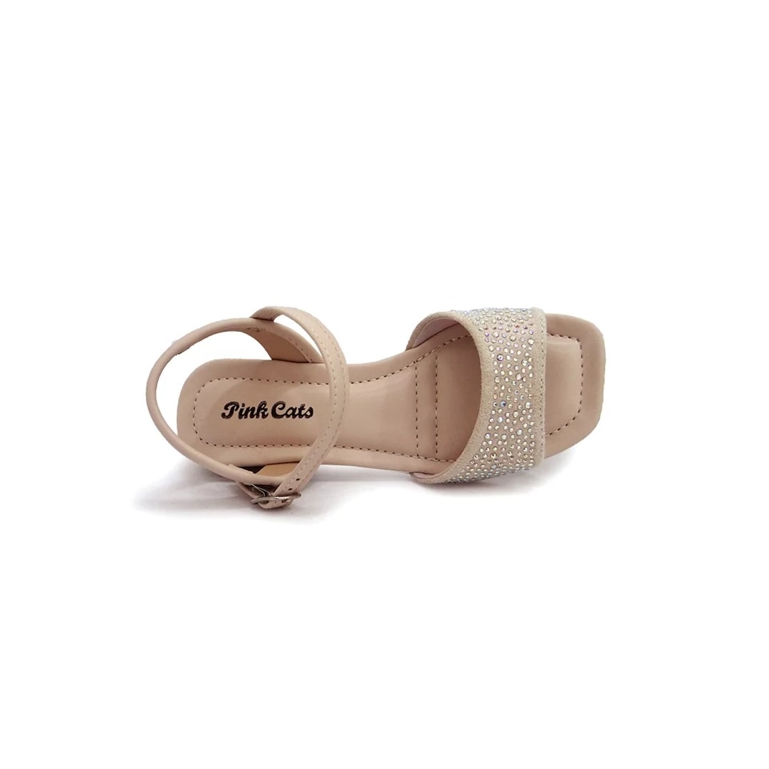 Sandália Pink Cats Menina V2992 Nitra Off White