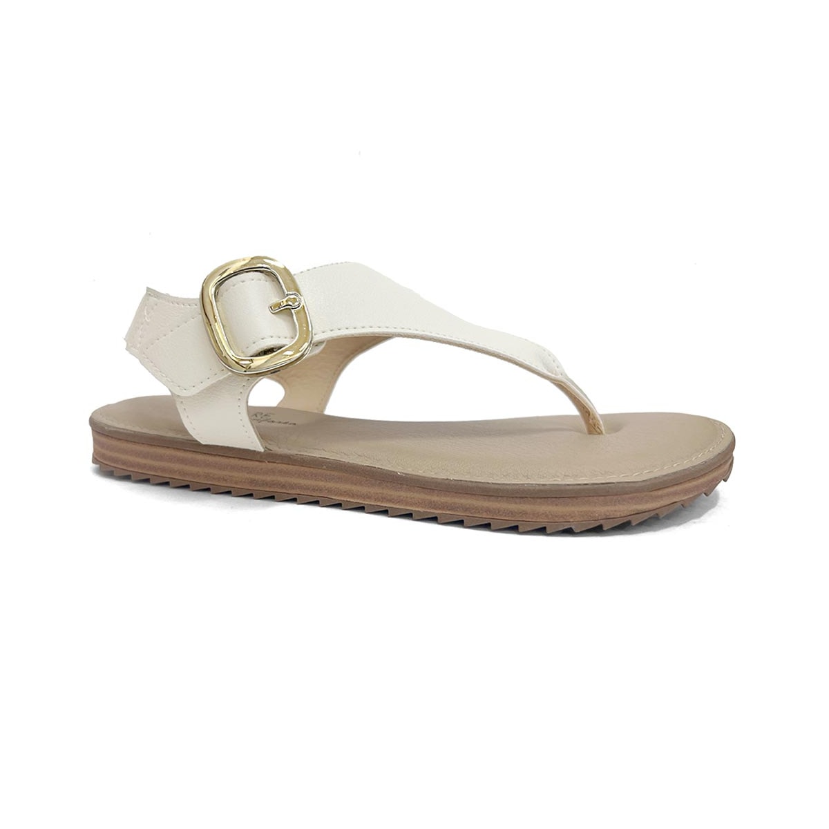 Sandália Rasteira Conforto Modare 7141.141 Branco Off Sandália Rasteira Conforto Modare 7141.141 Branco Off