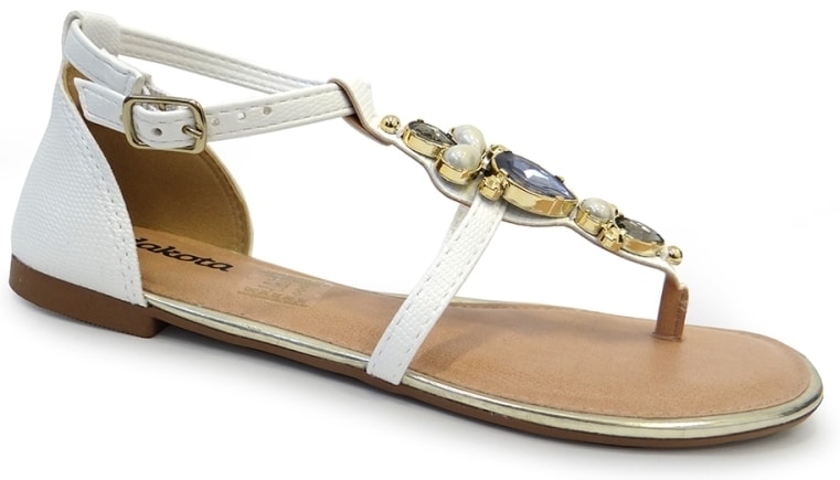 sandalia rasteira com calcanhar fechado