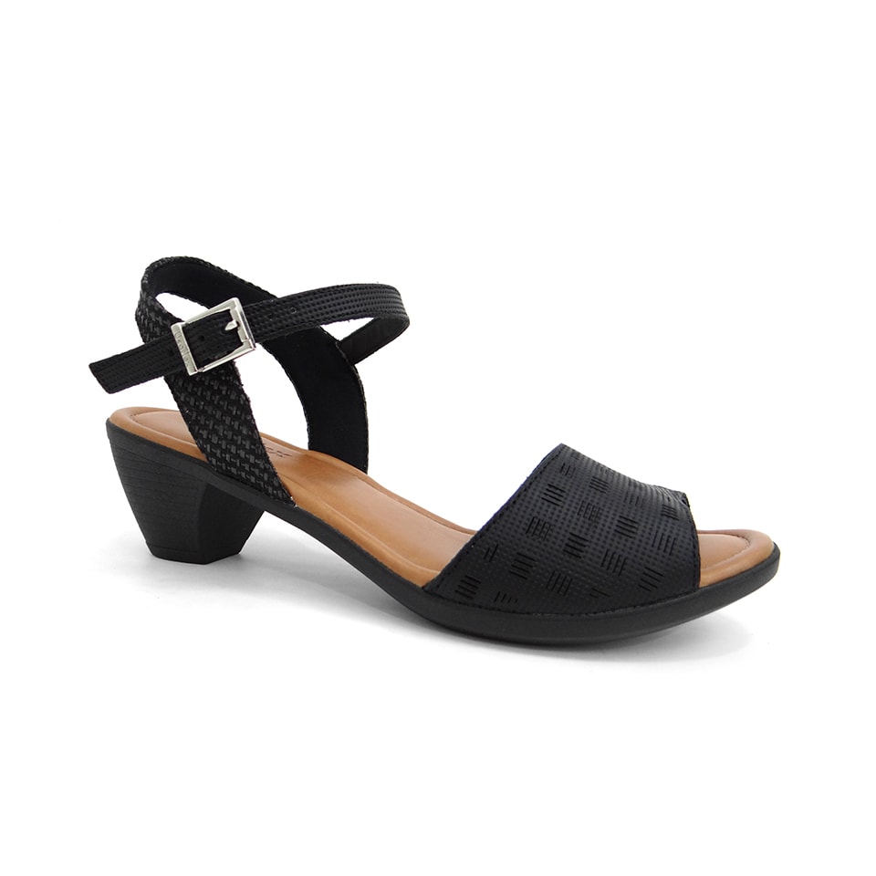 sandalia salto fino usaflex