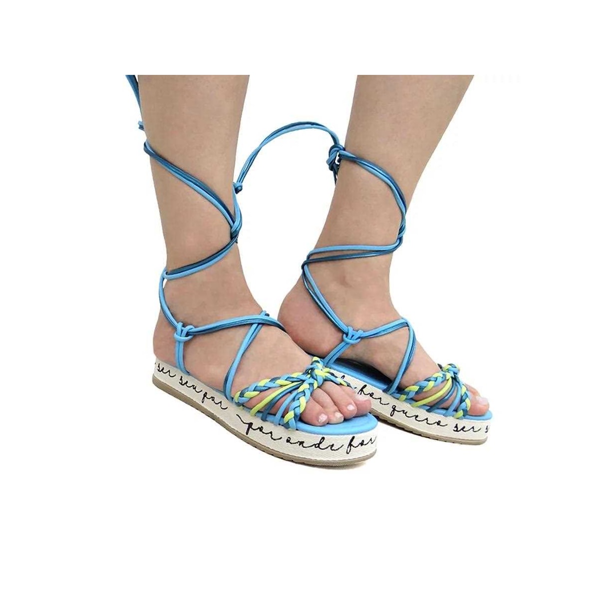 Sandália Sua Cia Flatform Papete 8255.15089 Aquarium Sandália Sua Cia Flatform Papete 8255.15089 Aquarium