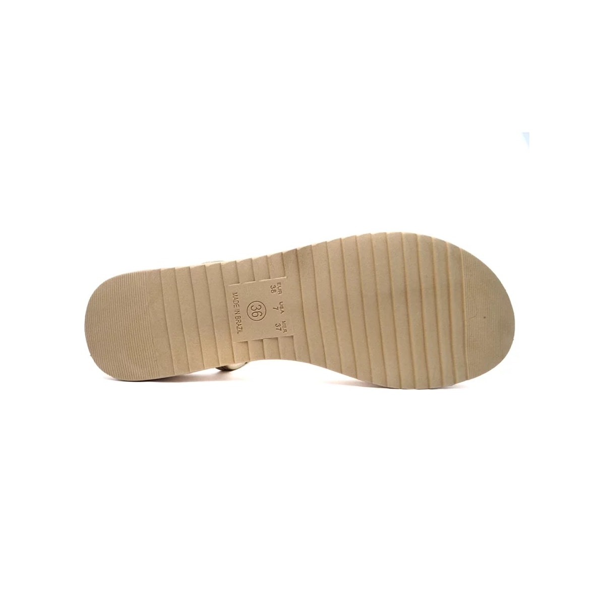 Sandália Sua Cia Flatform Papete 8255.15090 Light Gold