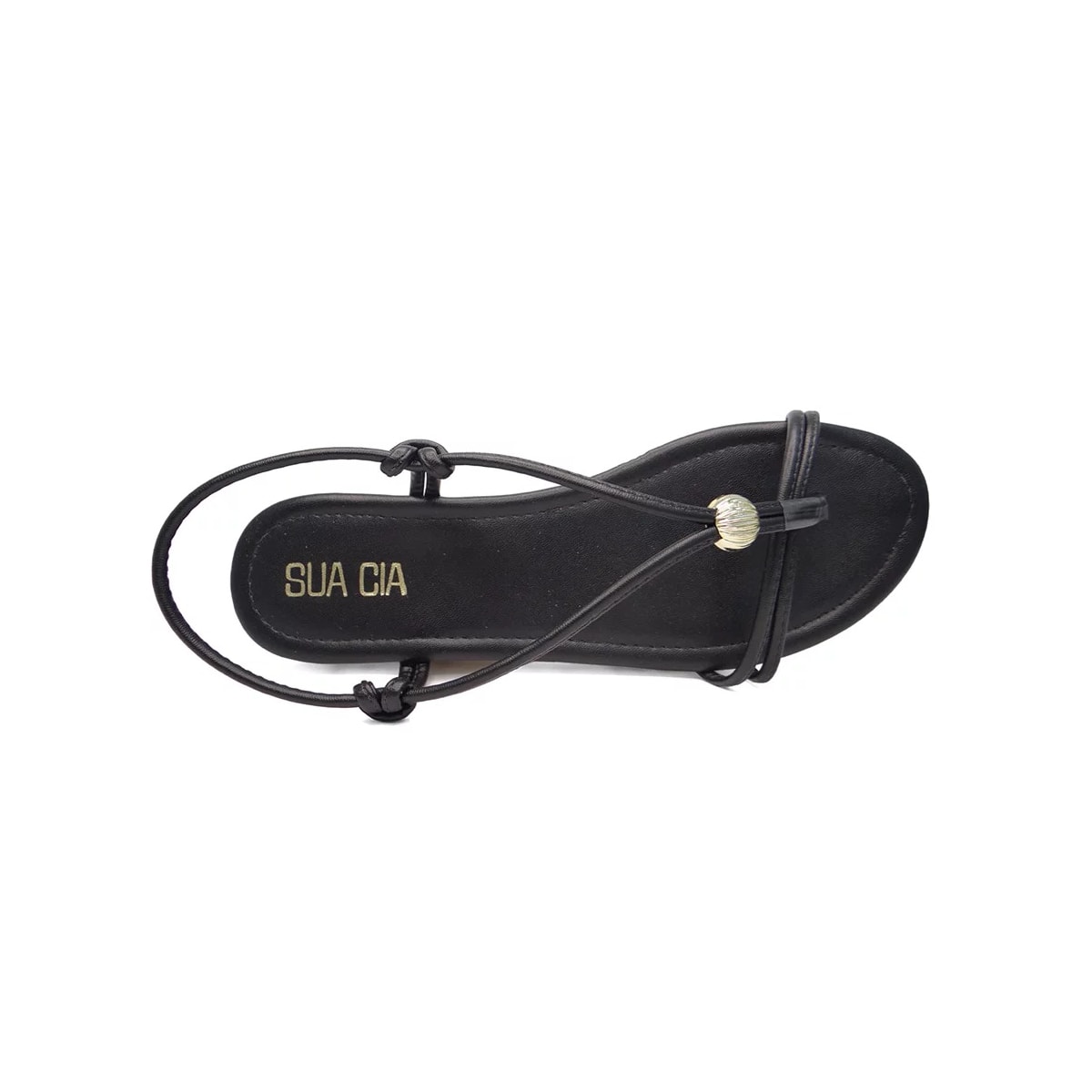 Sandália Sua Cia Flatform Papete 8255.15090 Preto Sandália Sua Cia Flatform Papete 8255.15090 Preto